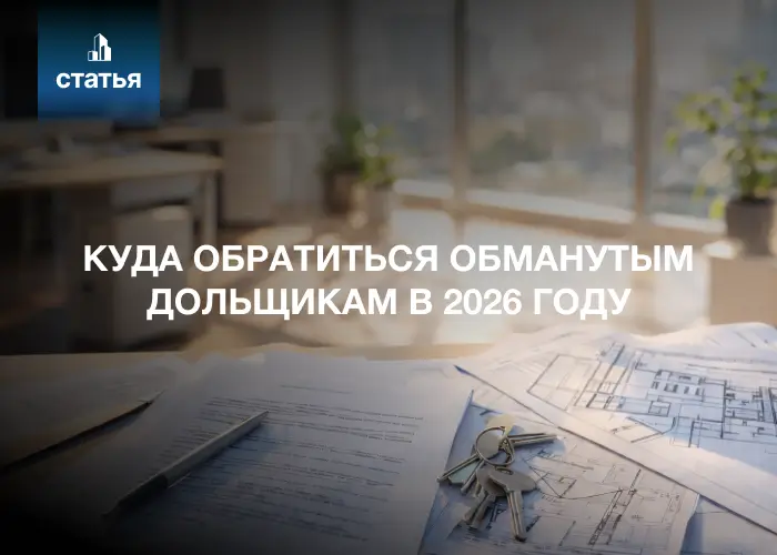 Куда обратиться обманутым дольщикам в 2026 году?