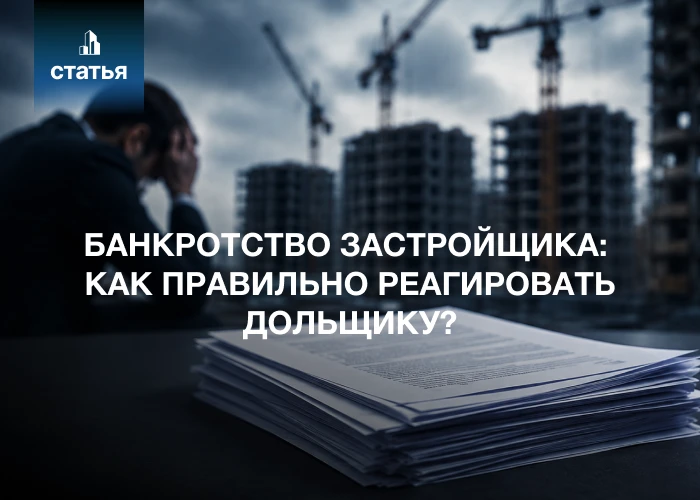 Банкротство застройщика: как правильно реагировать дольщику?